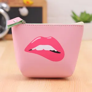 New Fashion Women Coin Purse Wallet Creative Design Coin Packet Money Bag Ladies Clutch PU Leather Zipper Keys Wallet