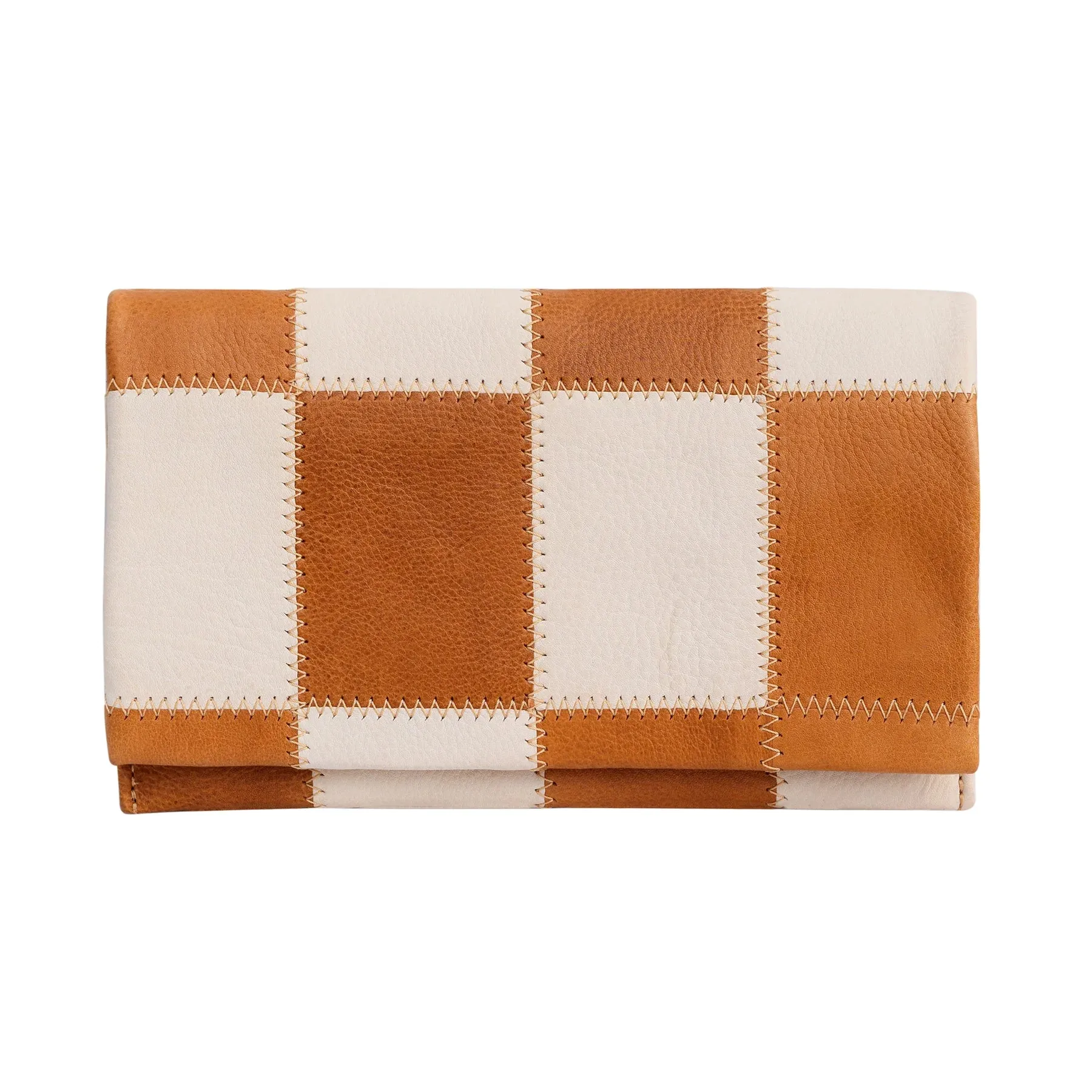 Patch Leather Wallet