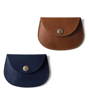 Pellet Cable/Coin Wallet (Blue & Brown) - Set of 2