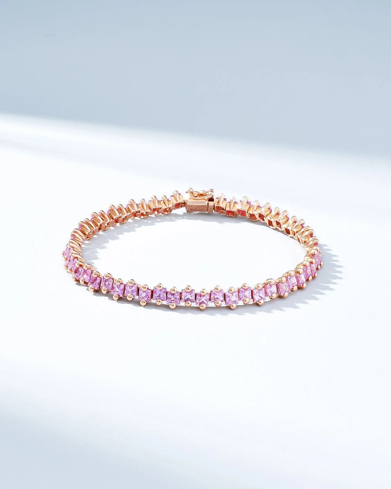 Princess Milli Pink Sapphire Tennis Bracelet