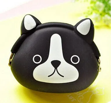 RU&BR Animals Girls Silicone Small Mini Coin Bag Mini Coin Purse Change Wallet Purse Women Key Wallet coin Wallet Children Kids