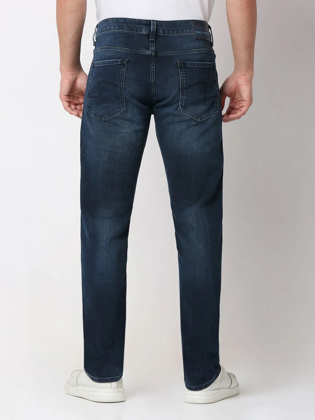 Spykar comfort Fit Mid Rise Jeans For Men