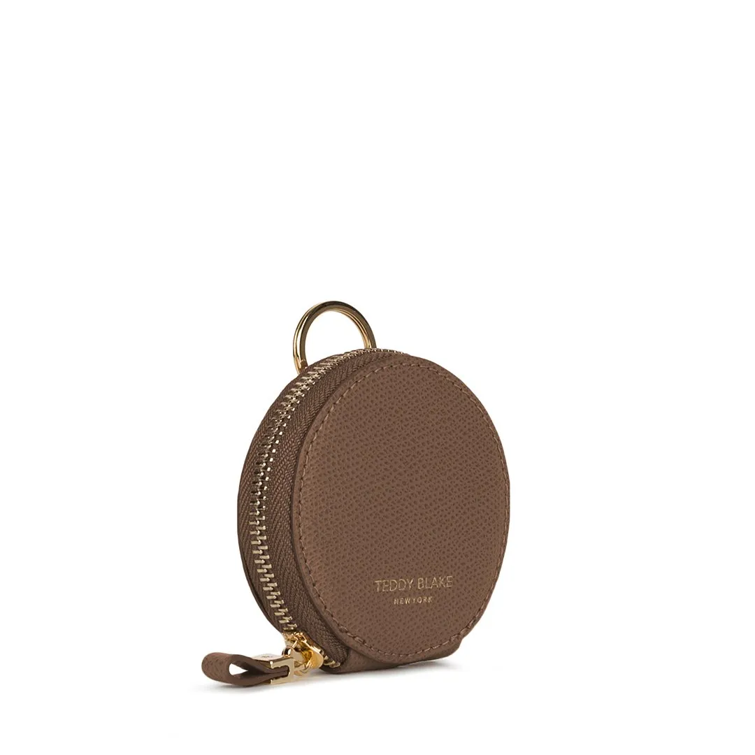 TB Coin Case Palmellato - Beige