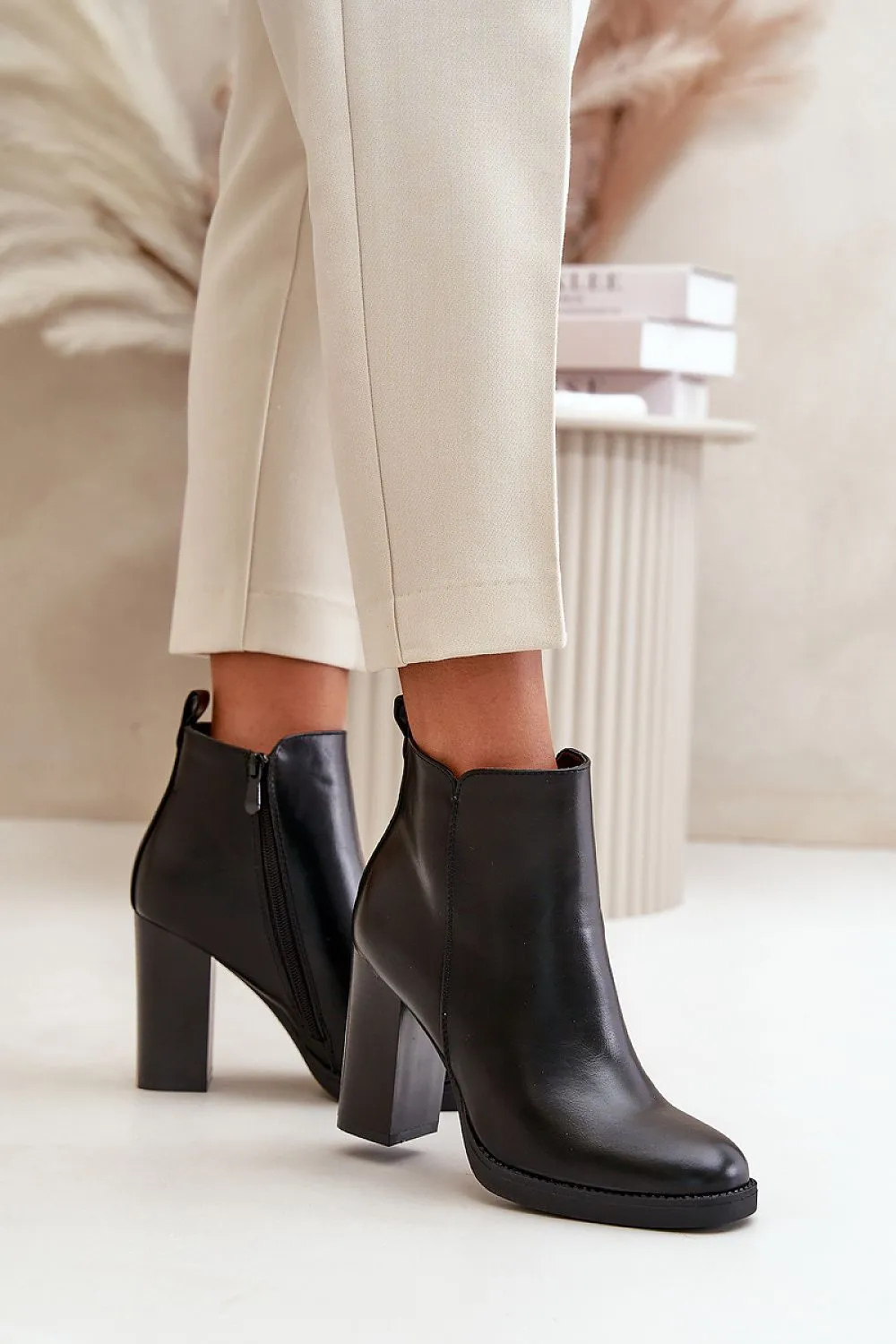 TEEK - Black Block Heel Boots