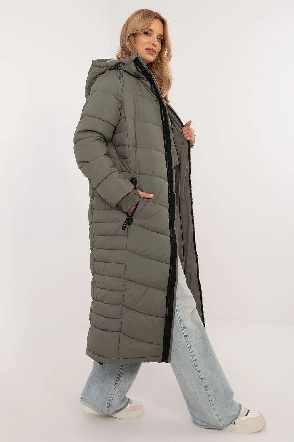 TEEK - Hooded Long Puff Coat