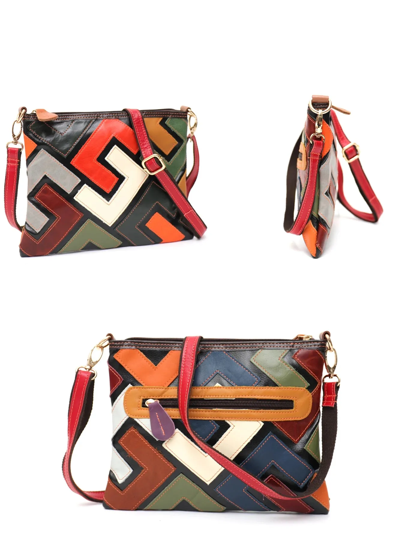 TEEK - Leaving Leather Patchwork Handbag