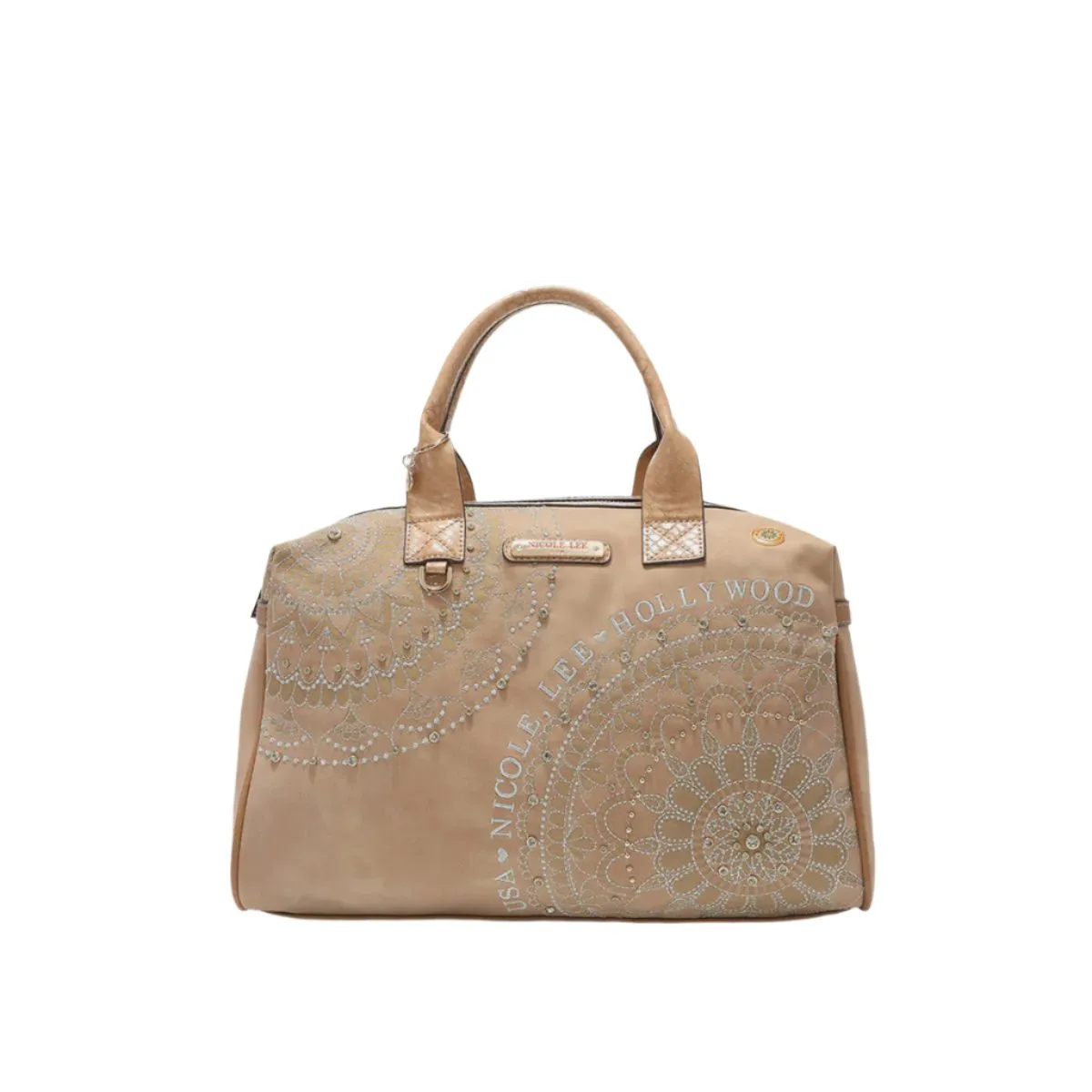 TEEK - NL Rhinestone Boston Bag