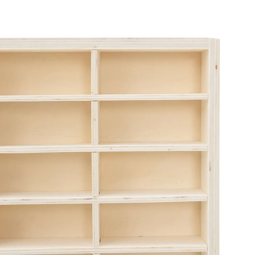 Wall Display Cabinet with 56 Compartments 40x4.5x60 cm