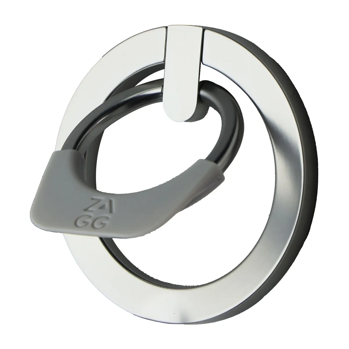 ZAGG Ring Snap 360 - Ring Grip/Kickstand for MagSafe for iPhones - Nickel