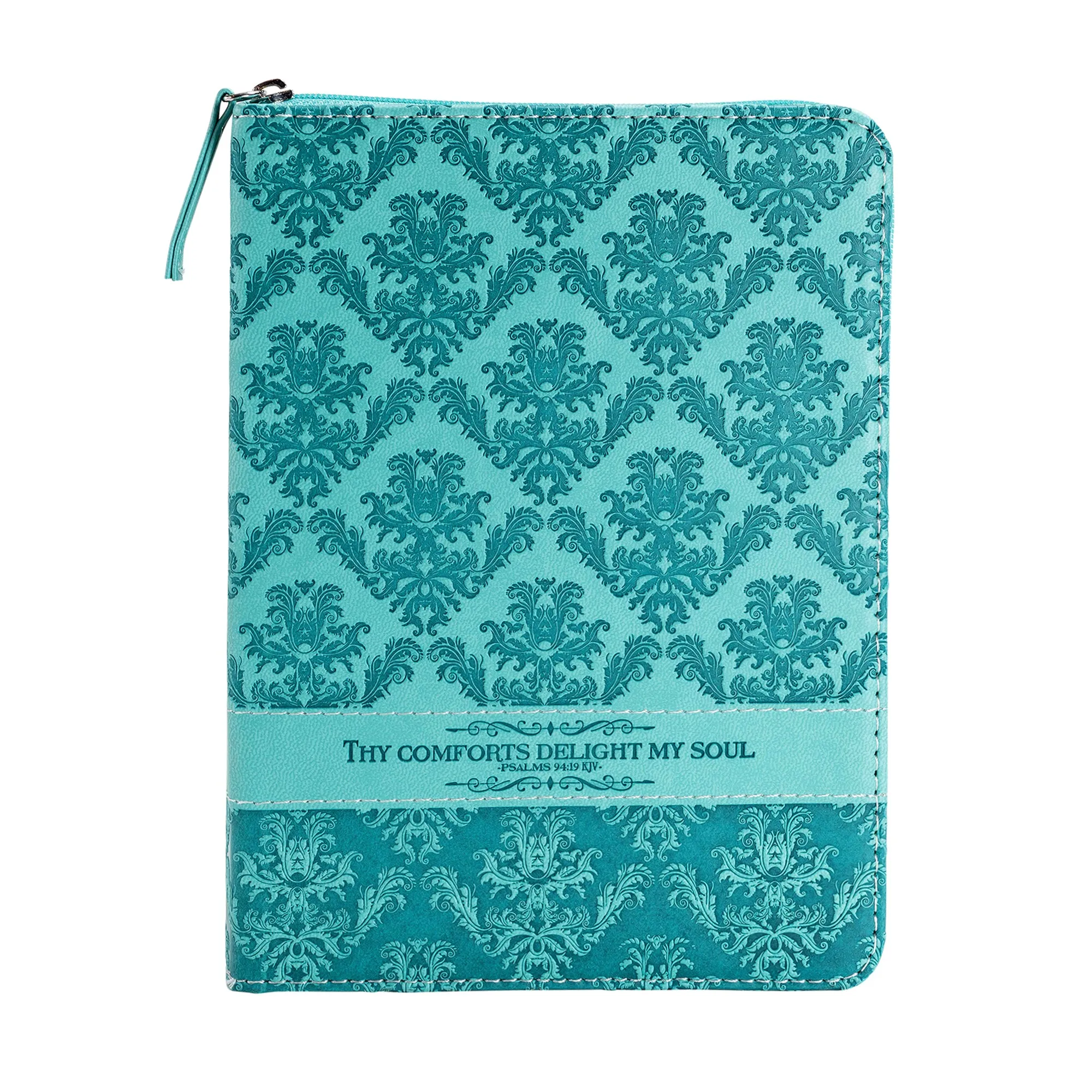 Zippered Journal - Teal Green Thy Comforts